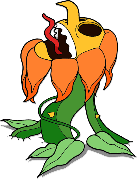 Cuphead Death Png - Cuphead Floral Fury Dead (476x621), Png Download