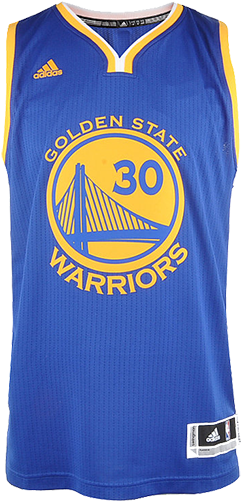 Adidas Nba Golden State Warriors Stephen Curry Swingman - Golden State Warrior Jersey Png (500x500), Png Download