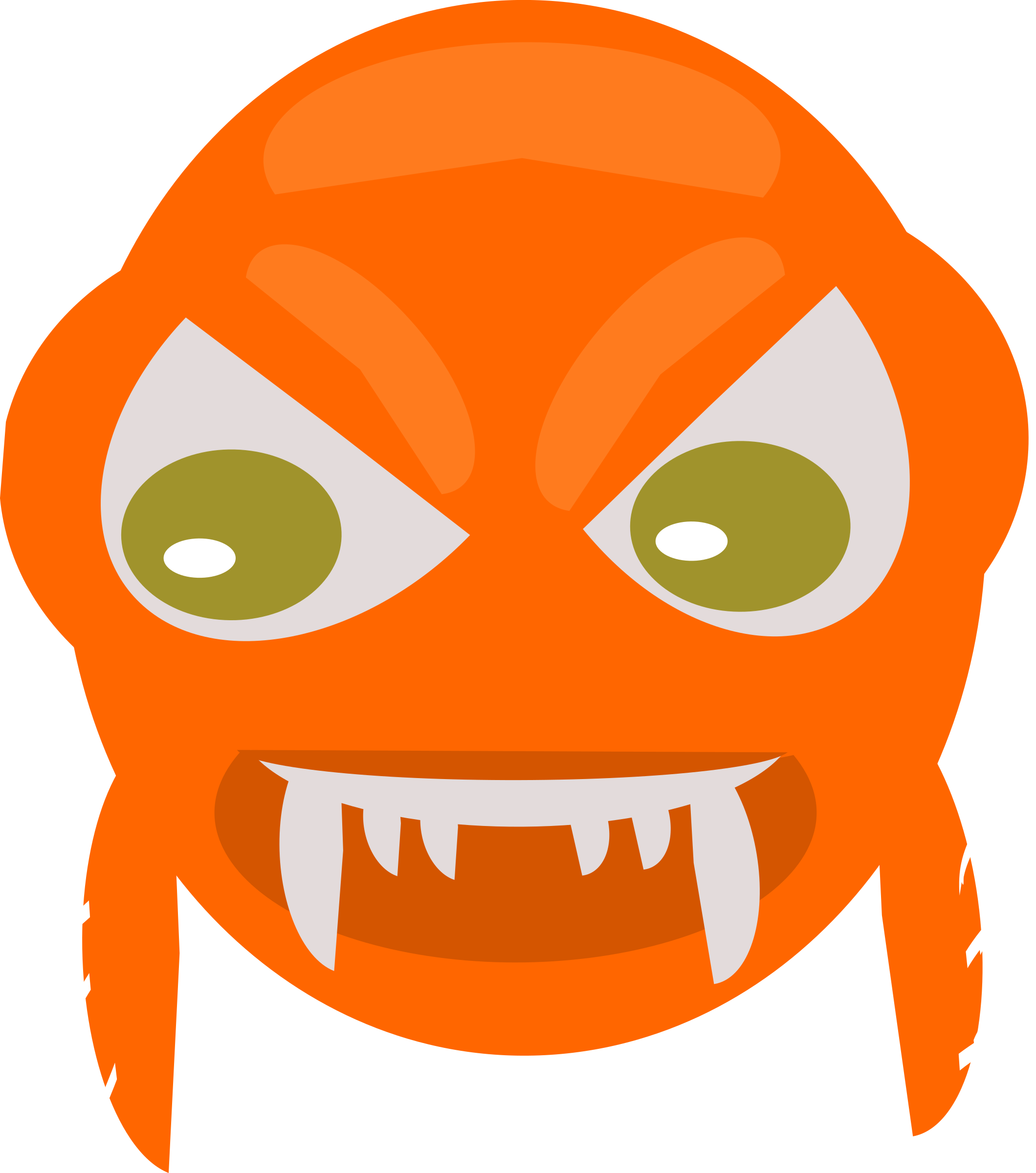 Angry Emoji Clipart Different - Angry Fish Clipart Transparent (2119x2400), Png Download