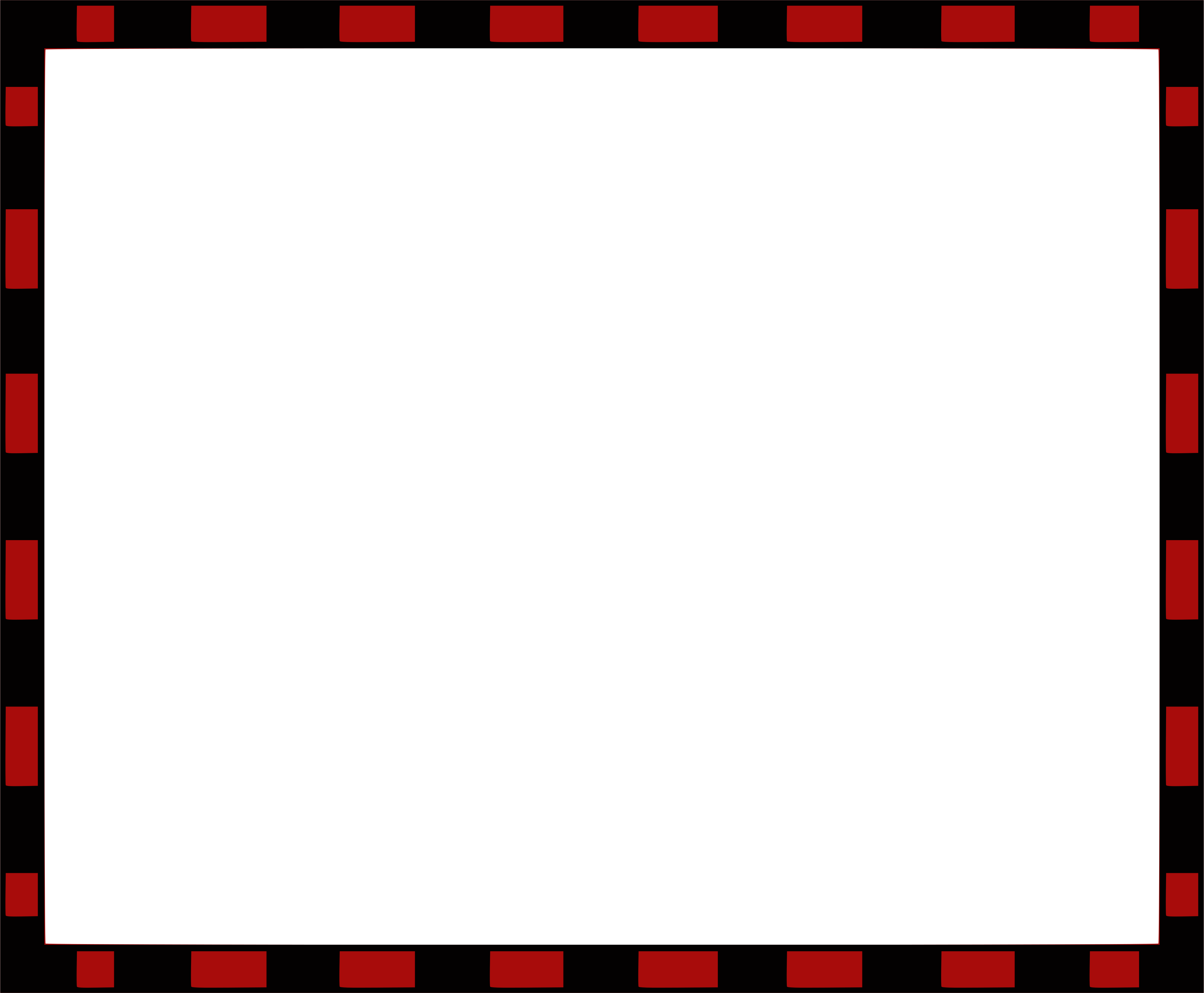 Black Borders (3838x3166), Png Download