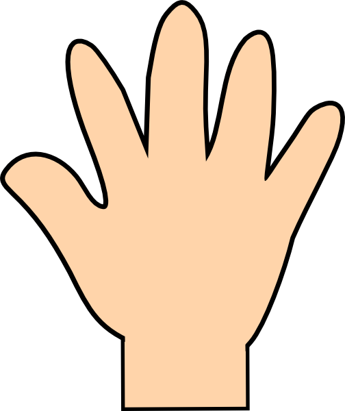 Free Printable Download Clip Art On Light - Hand Clipart (504x600), Png Download