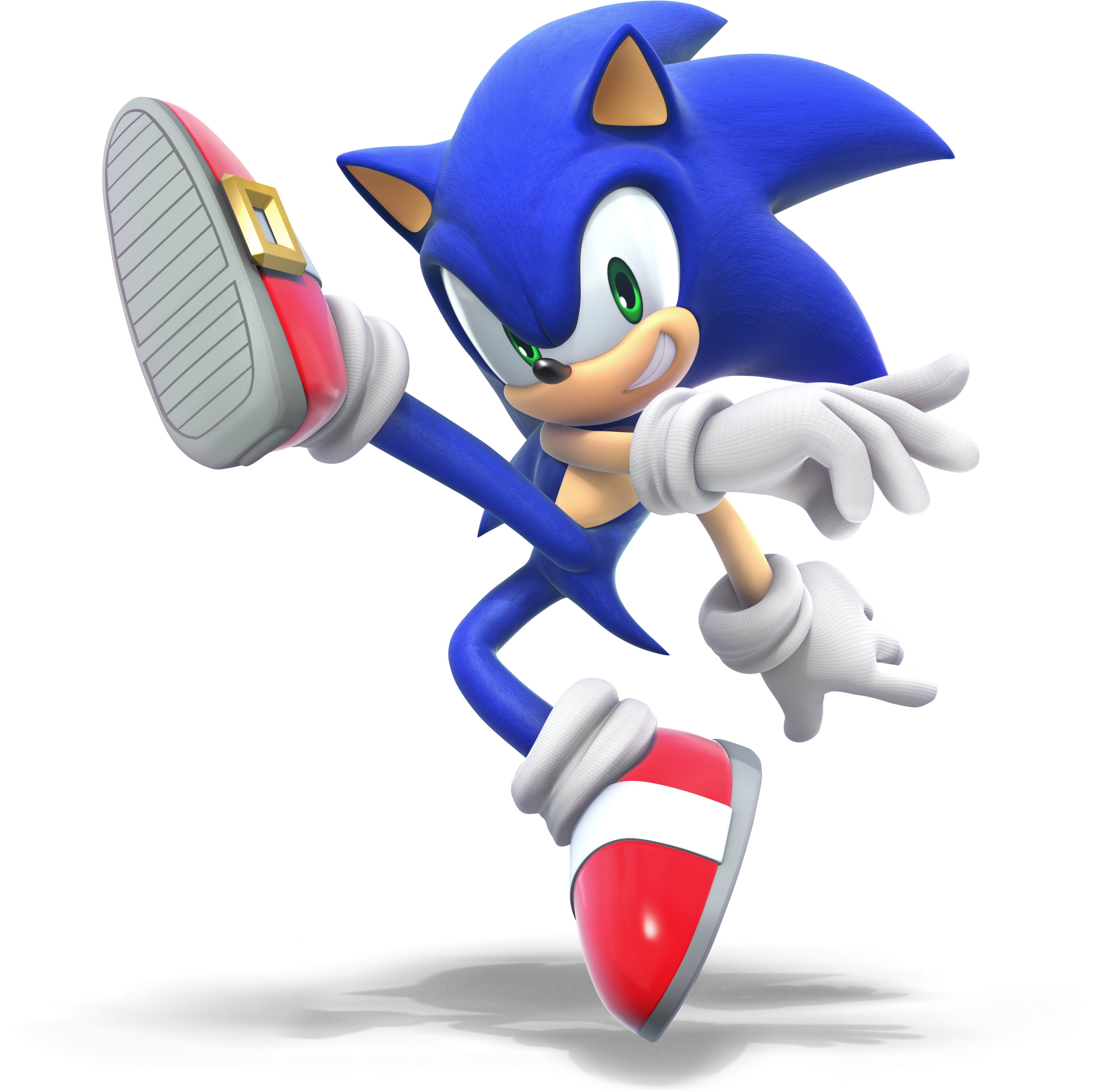 These Are Digital Pictures Of Sonic The Hedgehog - Sonic Smash Bros Ultimate (4389x4389), Png Download