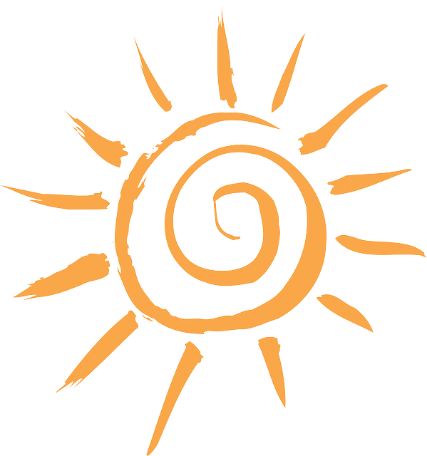 Download Simple, Sun, Cartoon, Orange, Free, Sunshine, Sol - Sun Simple  Design PNG Image with No Background 