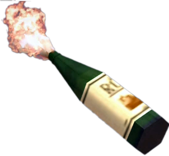 Dead Rising Molotov Cocktail - Molotov Cocktail Png (563x524), Png Download