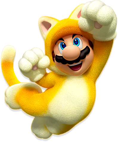 Kitty Chaos - Super Mario 3d World Mario (396x477), Png Download