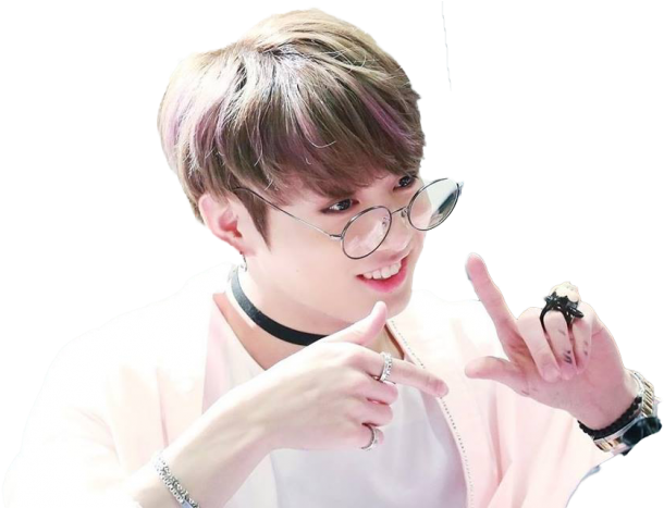 #bts Jungkook #bts Jungkook Spring Day #bts Spring - Jungkook Bts Wearing Glasses (700x466), Png Download