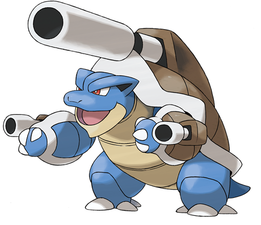 Mega Venusaur Gains The Ability Thick Fat, Protecting - Pokemon Mega Blastoise (530x463), Png Download