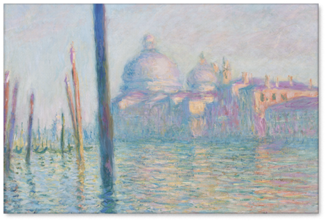 Le Grand Canal - Monet Santa Maria Della Salute (480x480), Png Download