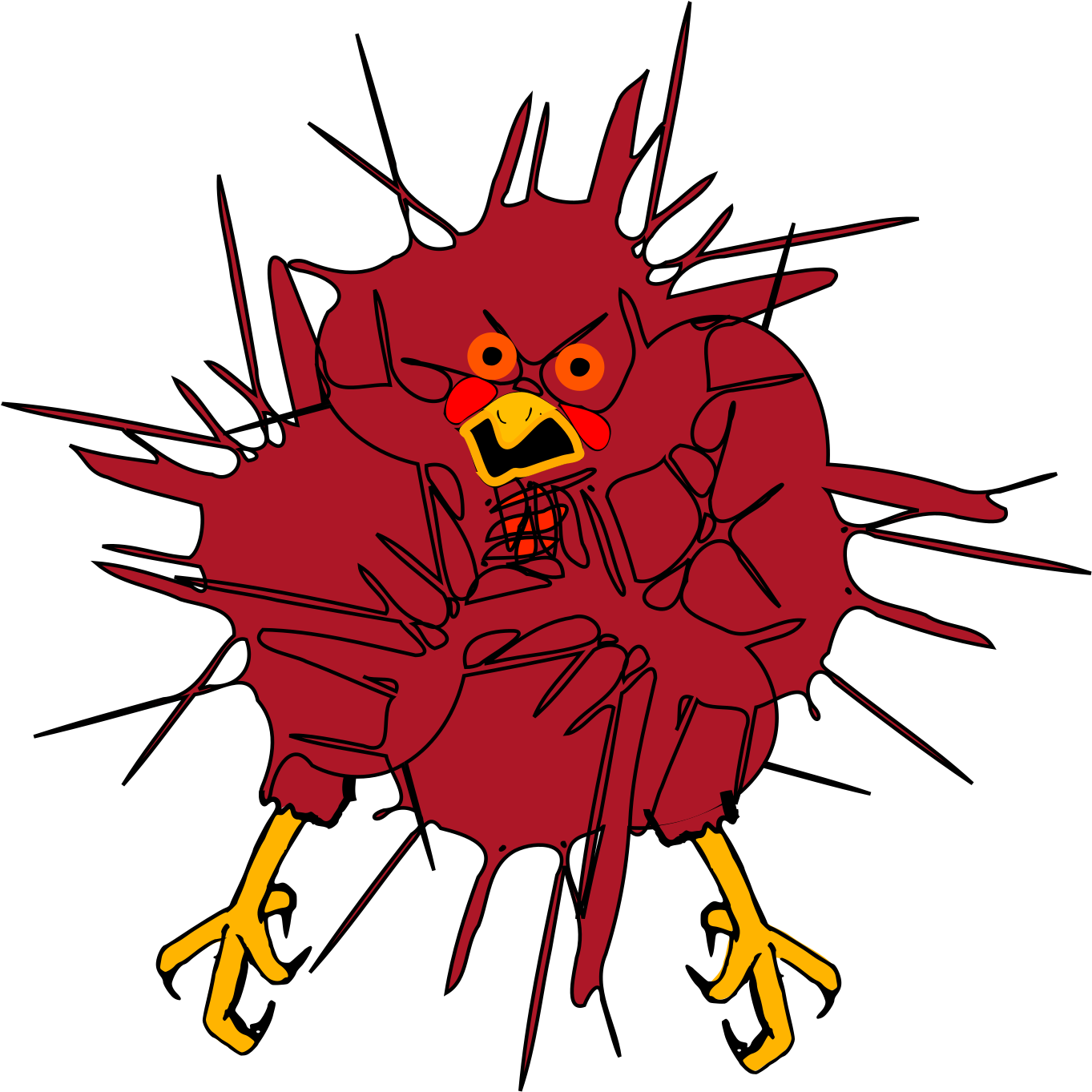 This Free Icons Png Design Of Ruffled Feathers (1697x2400), Png Download