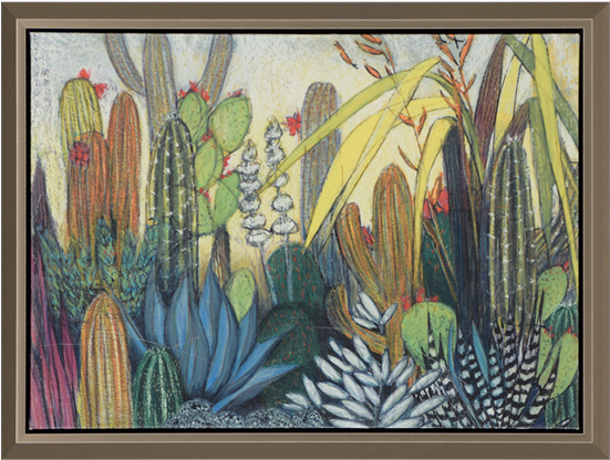 Succulents - Paragon Succulents Framed Painting Print (550x550), Png Download