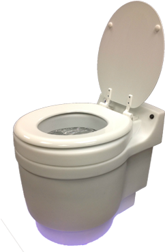 The Toilet Without Water & Chemicals - Dry Flush Toilet (517x367), Png Download