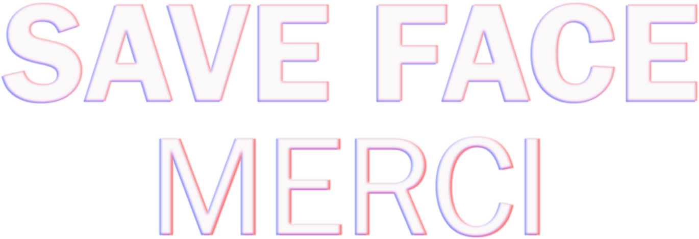 Save Face (1370x470), Png Download