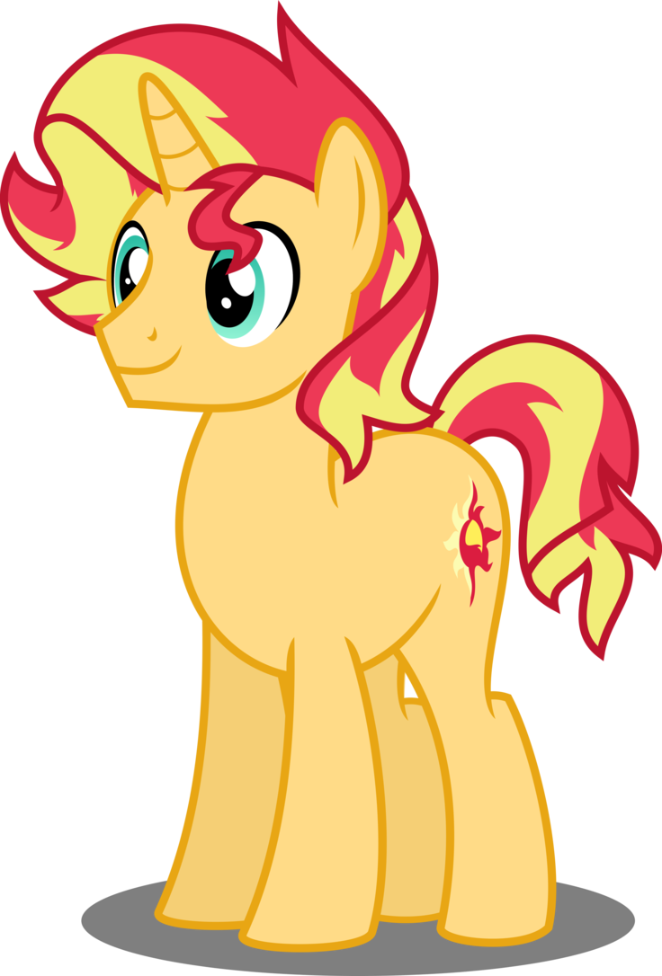 Clip Art Free Library Sunset As A Dude By Orin On - Sunset Shimmer Colt Version (736x1086), Png Download