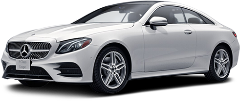 2018 Mercedes Benz E Class Coupe 400 4matic - Mercede E Coupe 2018 White (640x390), Png Download