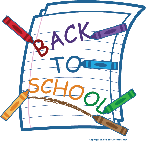Marker Clipart Back To School - Back To School Free Clipart (564x542), Png Download