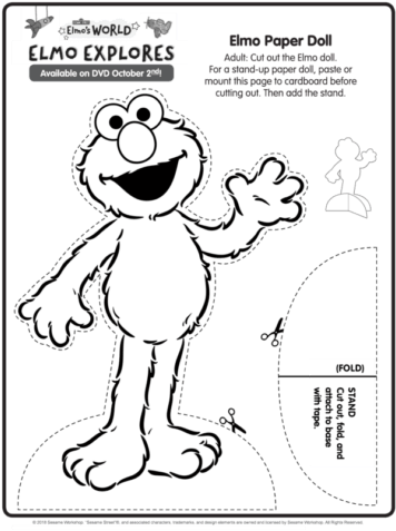 Explore The Everyday World With Everybody's Favorite - Elmo (386x499), Png Download