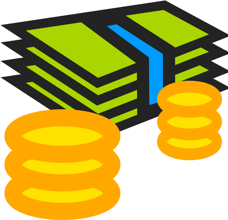 Cartoon Money Clipart - Money Clipart Png (800x800), Png Download