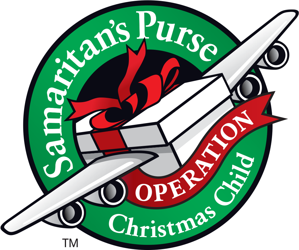 Png Black And White Download Operation Christmas Child - Samaritan's Purse (1200x1200), Png Download