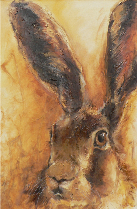 In The Grasses - Painting (700x700), Png Download