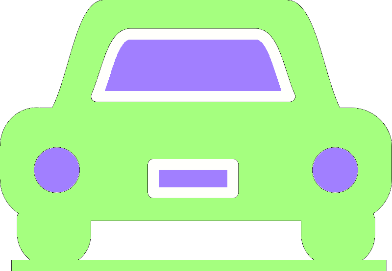 Taxi Tongue - City Car (800x554), Png Download