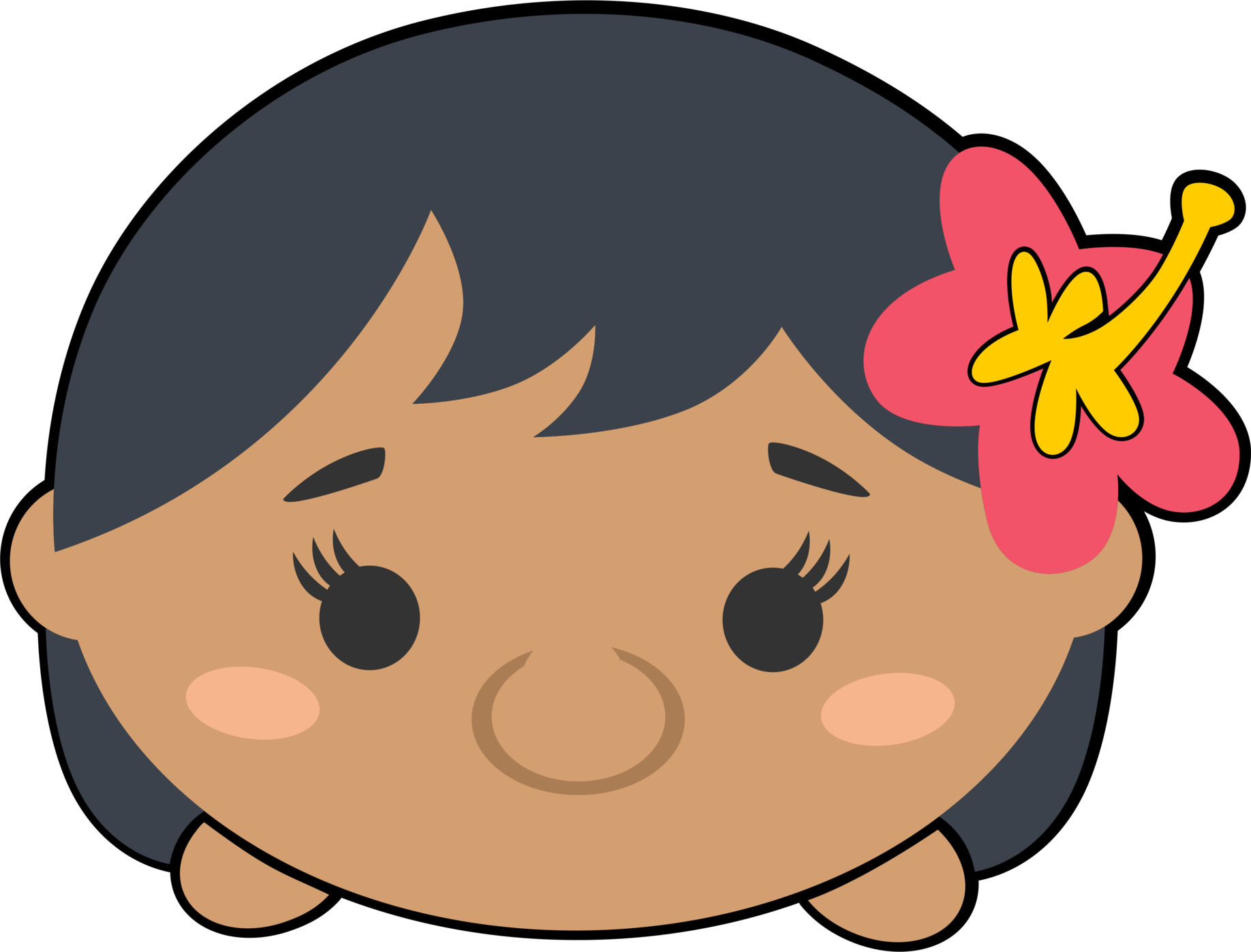 Tsum Tsum Disney Moana (1836x1398), Png Download