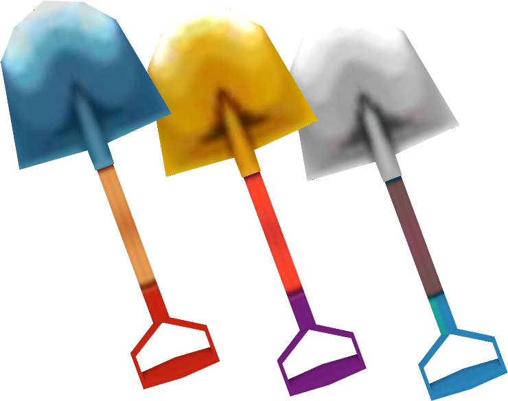 Download Zip Archive - Animal Crossing Shovel Model (750x650), Png Download