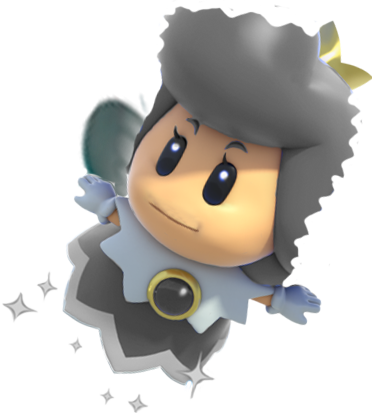 Black Fairy - Orange Sprixie Princess (372x414), Png Download