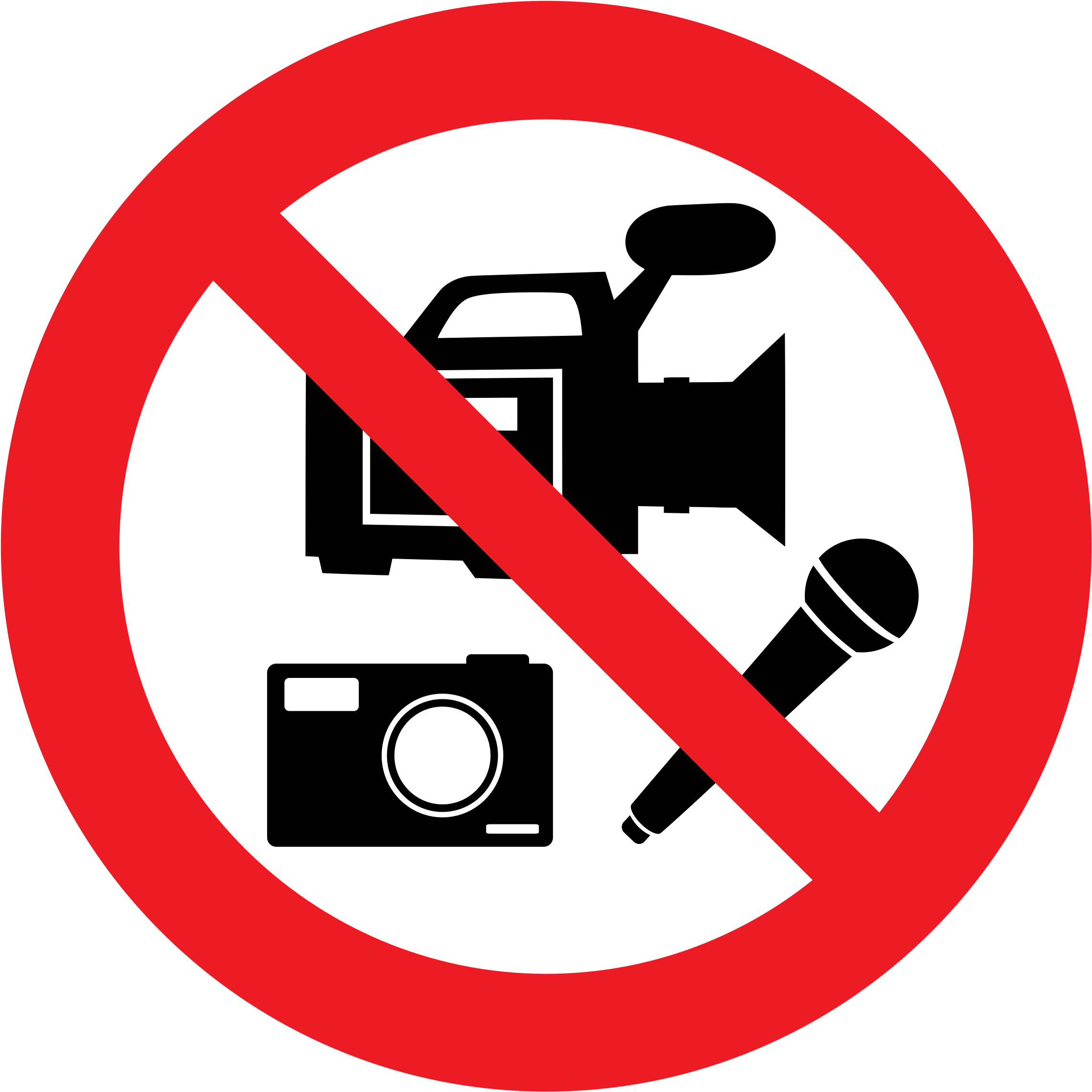 Jpg Library Download No Media Recording Allowed Big - Anti Phishing Icon (2400x2400), Png Download