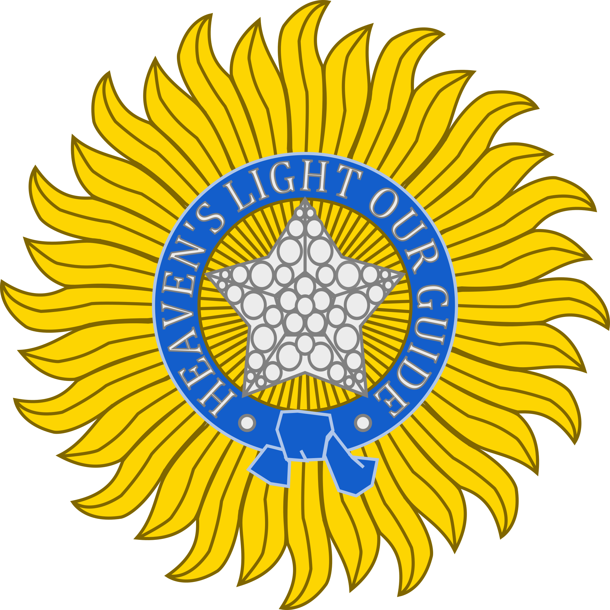 Star Of India Gold Centre - Defence Of India Act 1915 (390x390), Png Download