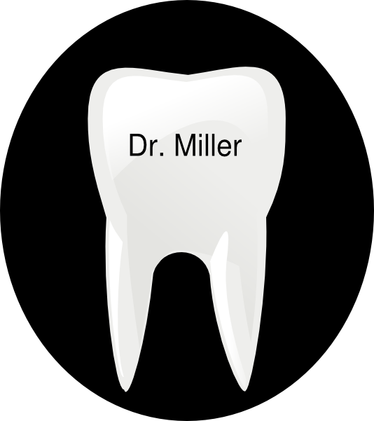 Free Png Teeth Transparent Images Pluspng - Tooth Logo Black And White (528x594), Png Download