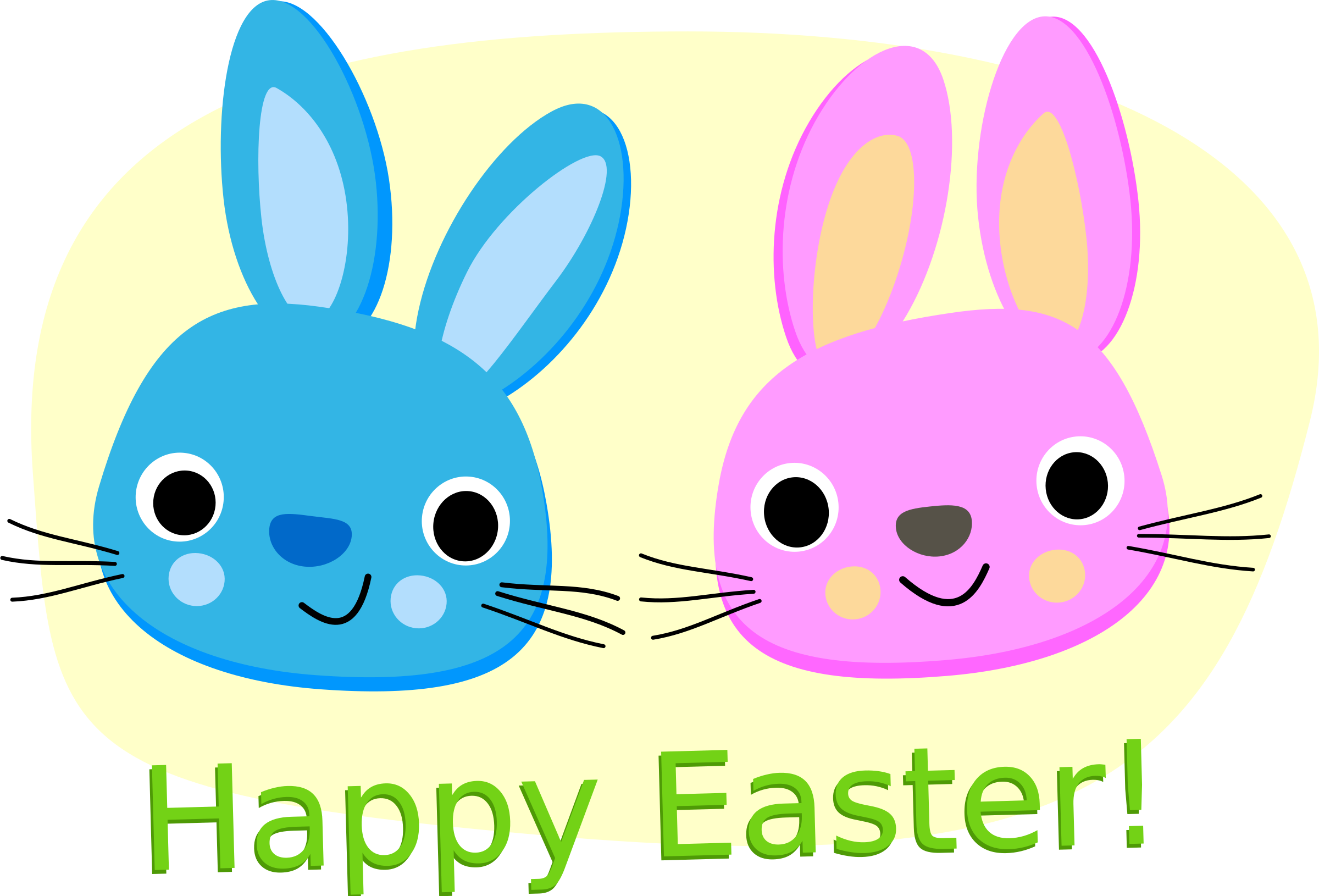 This Free Icons Png Design Of Happy Easter (2400x1630), Png Download