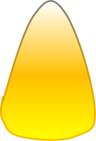 Candy Corn Body - Bfdi Surfboard (327x479), Png Download