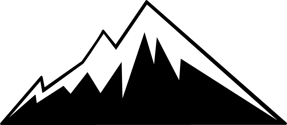 Mountain Silhouette - Mountain Clipart (984x428), Png Download