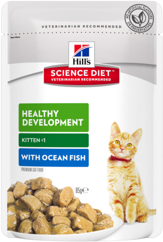 Sd Feline Kitten Healthy Development With Ocean Fish - Hill's Science Diet Adult 7+ Tender Chicken Dinner (500x500), Png Download