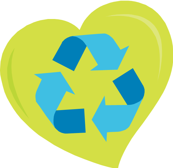 New Green Sanctuary Glass Recycling Program - Trash Symbol (574x557), Png Download