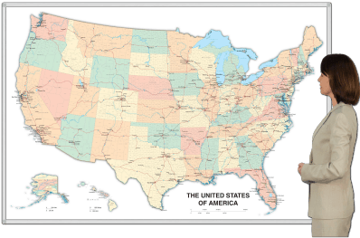 Product Code - Usmap - Atlas (400x300), Png Download