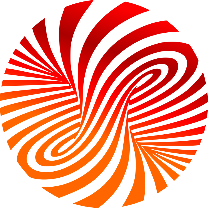 Spiral Clipart Pixel - Arte Optico Para Dibujar (720x720), Png Download