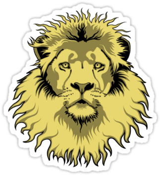 Angry Lion Png Lion Head Png Lion Head By Rustyoldtown - Zazzle Lion Head Keyring (375x360), Png Download