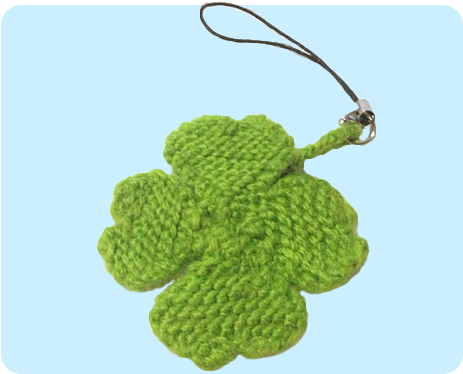 Free Four Leaf Clover Knitting Pattern, Video Tutorials - Locket (510x425), Png Download