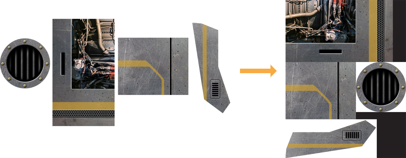 Art/texture Atlas 2x - Texture Atlas (1350x528), Png Download