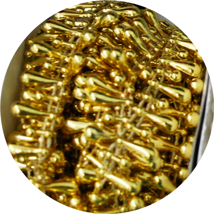 Teardrop Faux Pearl Trim Bead Accent Gold - Circle (750x750), Png Download