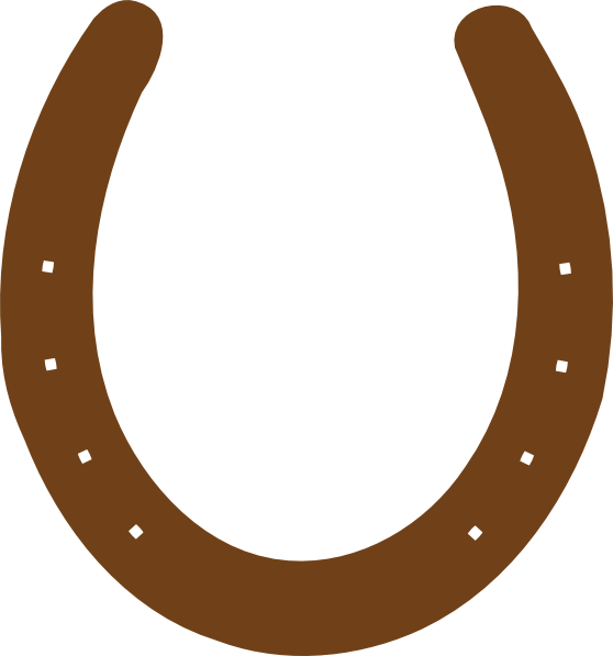 Brown Horseshoe Svg Clip Arts 558 X 597 Px (558x597), Png Download