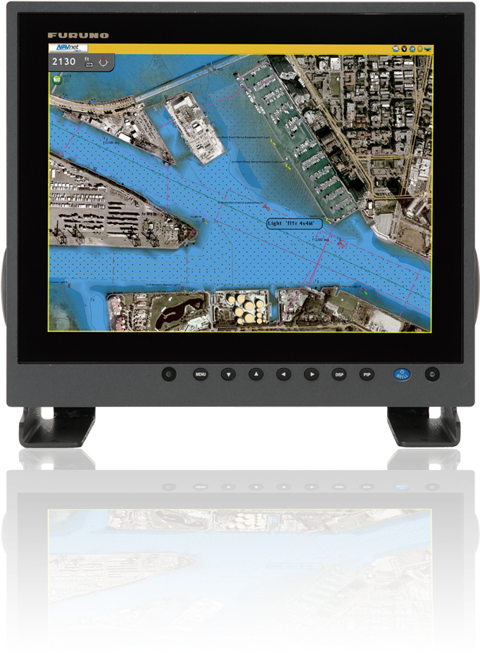 Hr Mu150hd Reflection - Mu150hd Furuno Marine 15" Lcd Display (1000x1000), Png Download