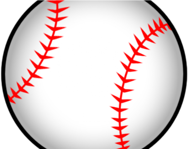 Ball Clipart Baseball Bat - Baseball With Blue Background (640x480), Png Download