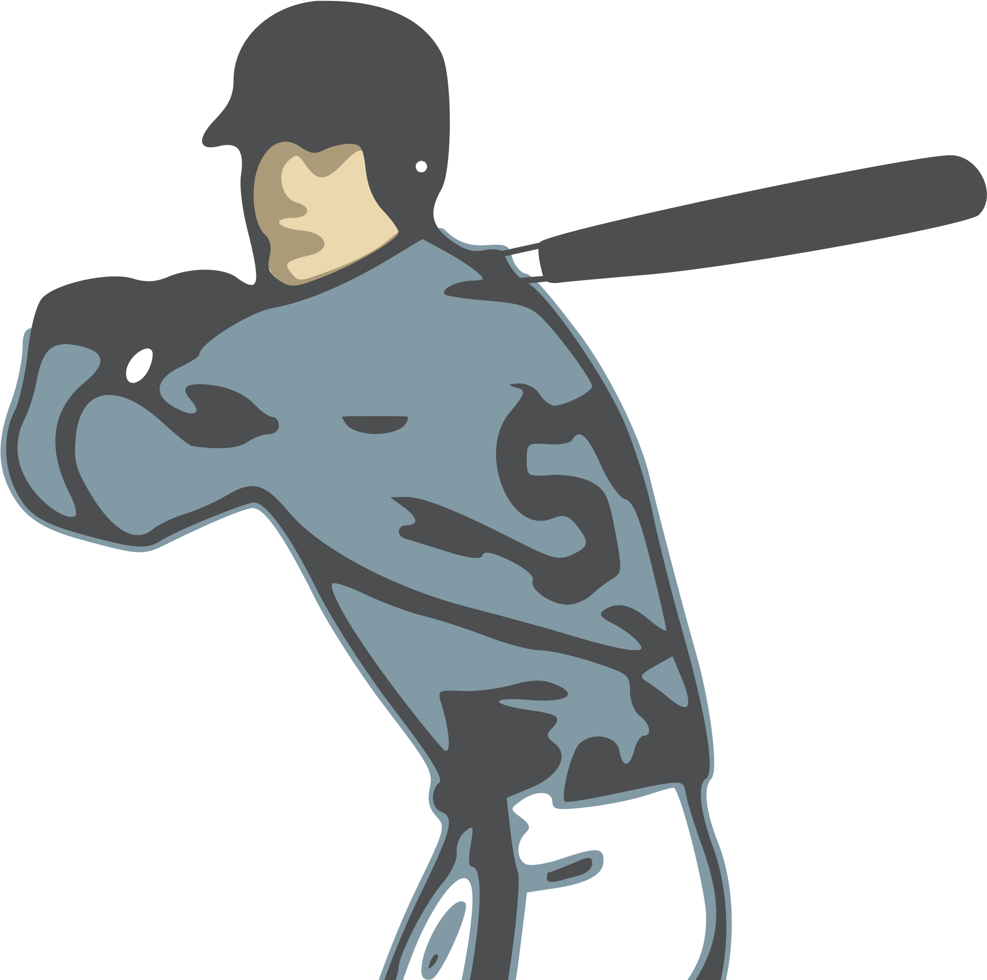 Baseball Batter Clipart At Getdrawings - Batter Baseball Cliparts Png (2000x2000), Png Download