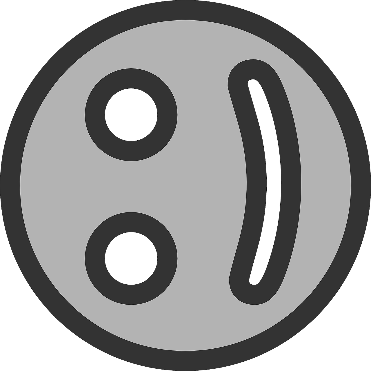 Smiley Happy Face - Smiley (1280x1280), Png Download