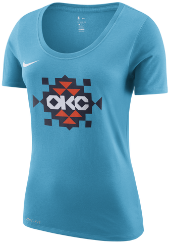 Oklahoma City Thunder City Edition Nike Wmn Top - Oklahoma City (500x500), Png Download