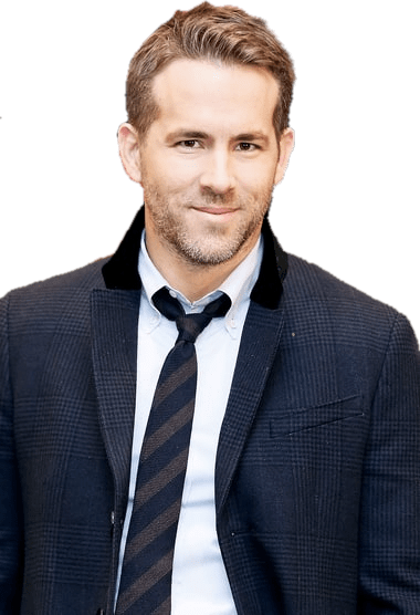 Ryan Reynolds Smiling Sticker - Deadpool Hero Real Name (380x556), Png Download