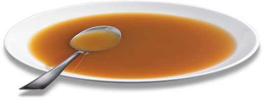 Lower Sodium - Bowl Of Soup Transparent (566x250), Png Download