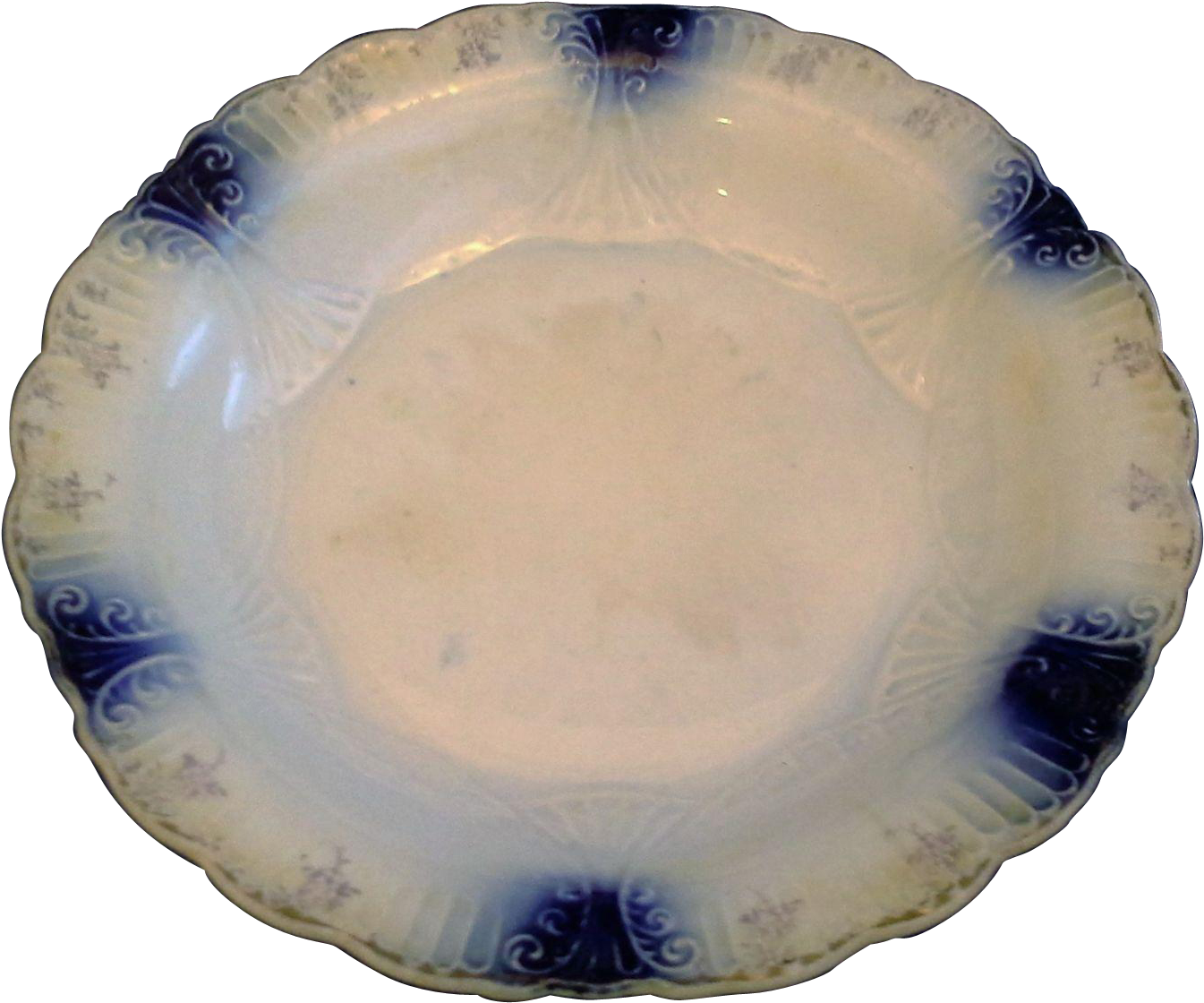 Svoc Imperial China Flow Blue Soup Bowl - Flow Blue (1344x1344), Png Download